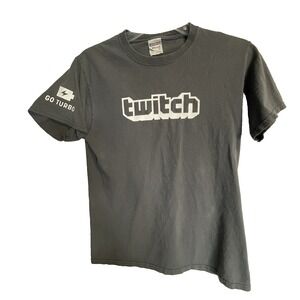 Vintage Twitch PAX Exclusive T-Shirt Small Go Turbo Gamer Cotton Collectible Tee